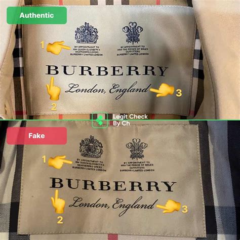 burberry jacket replica|how to check if burberry bag is real.